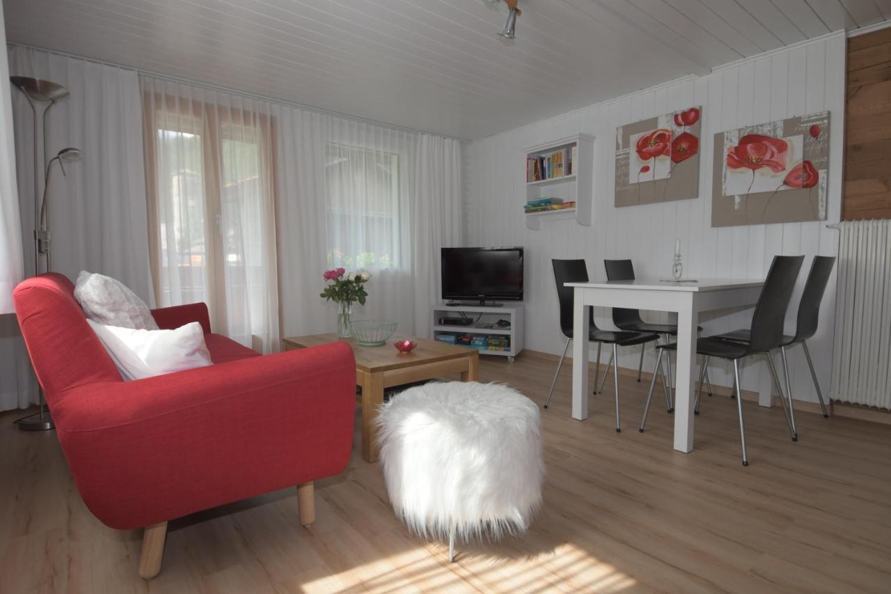Ferienwohnung Haus Wiedersehen, Weissmies  Saas-Grund Exterior foto