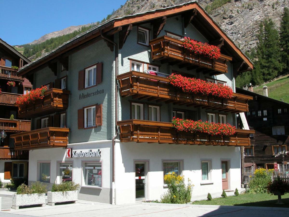 Ferienwohnung Haus Wiedersehen, Weissmies  Saas-Grund Exterior foto